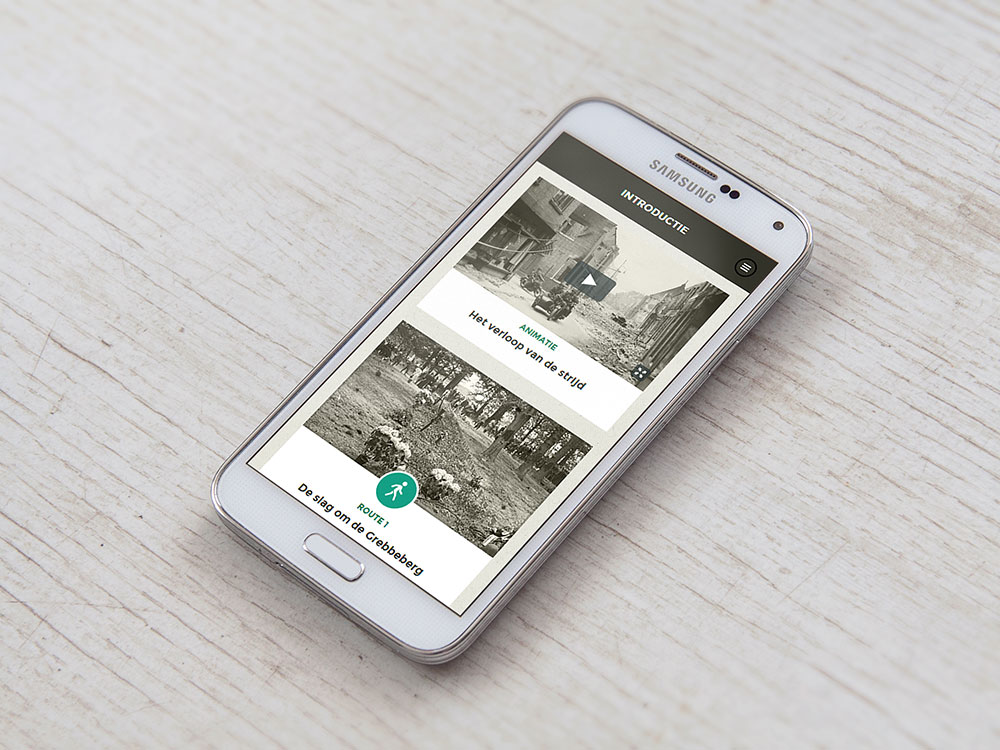 Smartphone app 'De Slag om de Grebbeberg'